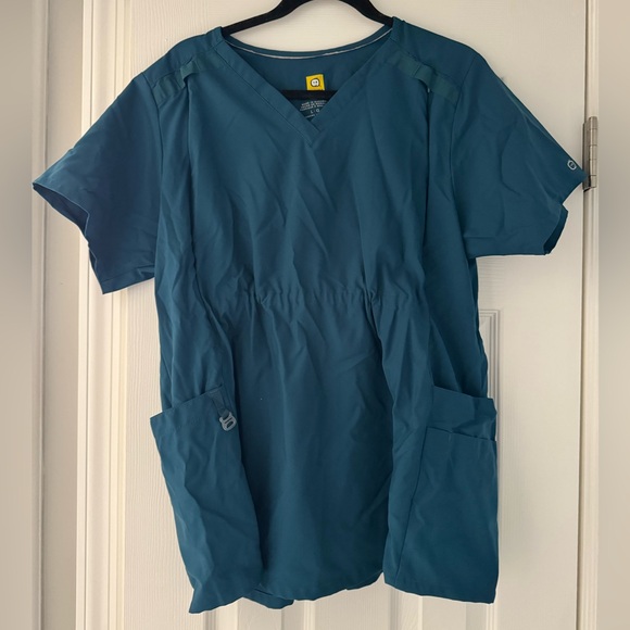 WonderWink Pants - WonderWink Maternity Teal Scrub Set size Large NWT